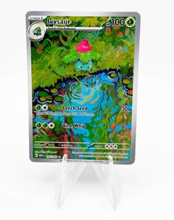 Ivysaur Illustration Rare 167/165 Near Mint Scarlet & Violet 151 Pokemon - Image 1