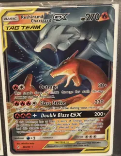 Pokemon TCG Reshiram & Charizard GX 20/214 Sm-Unbroken Bonds Holo Mint - Image 1