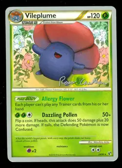 Pokemon VILEPLUME 24/90 Undaunted 2011 World Championships - NEAR MINT - Image 1