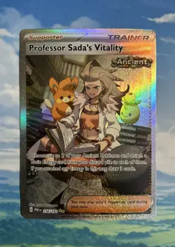 2023 Pokemon Scarlet & Violet Paradox Rift 256/182 Professor Sada's Vitality SIR - Image 1