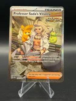 2023 Pokemon Scarlet & Violet Paradox Rift 256/182 Professor Sada's Vitality SIR - Image 1