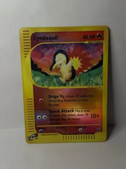 Pokemon Cyndaquil Reverse-Holo 104/165 Expedition Set 2002 LP - Image 1
