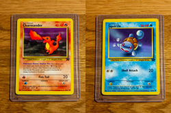Charmander 50 & Squirtle 68 Team Rocket Unlimited - English Vintage Pokemon - Image 1
