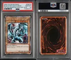Yugioh! Blue-Eyes White Dragon RA03-EN079 Quarter Century Bonanza PSA 10 GEM MT - Image 3