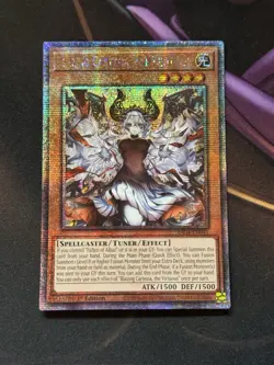 Yugioh - Blazing Cartesia, the Virtuous - RA04-EN041 - QCR 1st Ed Alt Art - MP - Image 1