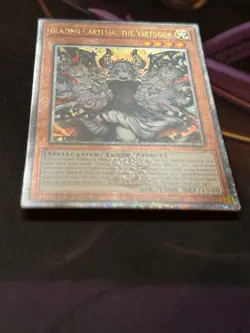 Yugioh - Blazing Cartesia, the Virtuous - RA04-EN041 - QCR 1st Ed Alt Art - MP - Image 3