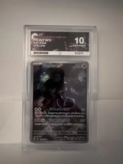 Mewtwo 183/165 AR sv2a 151 SV Japanese Pokemon Card ACE 10 GEM MINT - Image 1