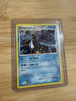 Pokemon TCG Empoleon Holo Rare Card 4/130 Diamond & Pearl LP Condition - Image 2