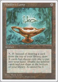 Aladdin's Lamp R Fourth Edition MTG Magic the Gathering Card NM - Image 1