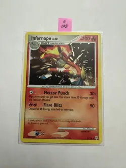 Infernape 5/130 Holo Rare Diamond & Pearl LP Card Pokemon TCG 2007 - Image 1