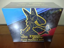 Pokemon TCG: Crown Zenith ETB Elite Trainer Box Trading Cards Lucario NEW SEALED - Image 3
