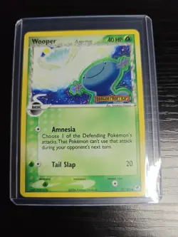 Wooper EX Dragon Frontiers 71/101 Reverse Holo STAMPED Pokemon Card - Image 1
