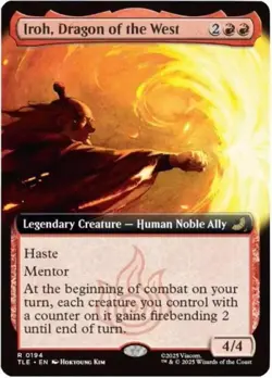 ~ Iroh, Dragon of the West (Extended Art) ~ NM ~ MTG: Avatar ~ MTG ~ - Image 1