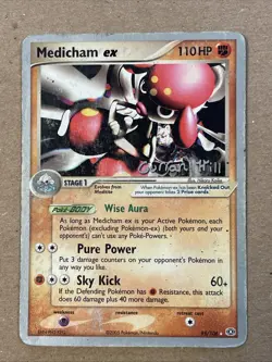 (C9525) Medicham EX 95/106 2005 World Championships Pokemon Card - Image 1