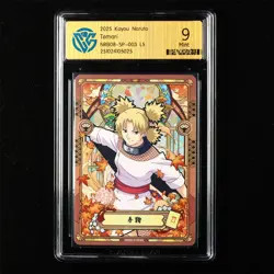 CCG Mint 9 KAYOU Official 2025 Naruto CCG Card NRB08-SP-003 Temari - Image 1
