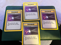 Trainer Energy Retrieval 81/102 Base Set Uncommon Pokemon Card Unlimited 1999 LP - Image 1