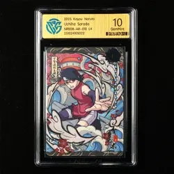 CCG GemMint 10 KAYOU Official 2025 Naruto CCG Card NRB08-AR-010 Uchiha Sarada - Image 1
