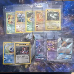 Pokemon TCG Lot Vintage GX holo Foil Rare Old School Mid Era Eevee Lot Of Cards - Image 1