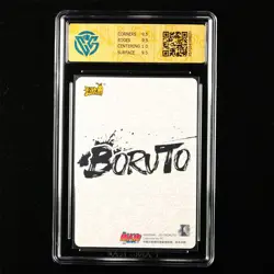 CCG GemMint 10 KAYOU Official 2025 Naruto CCG Card NRB08-AR-008 Uchiha Sasuke - Image 2