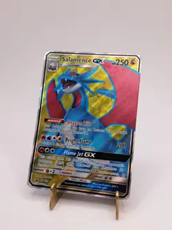Salamence GX SM139 Full Art Black Star Promo Ultra Rare Holo Pokemon Card TCG - Image 1