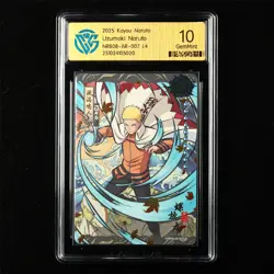 CCG GemMint 10 KAYOU Official 2025 Naruto CCG Card NRB08-AR-007 Uzumaki Naruto - Image 1