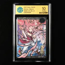 CCG Pristine 10 KAYOU Official 2025 Naruto CCG Card NRB08-AR-006 Haruno Sakura - Image 1