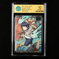 CCG GemMint 10 KAYOU Official 2025 Naruto CCG Card NRB08-AR-004 Hyuuga Hinata - Image 1