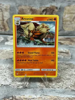 Arcanine Holo Rare Pokemon Card (22/214, Sun & Moon - Unbroken Bonds 2019) - Image 1