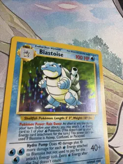 1999 Holo Rare Blastoise 2/102 Base Set Pokemon Card WOTC TCG Original Set - - Image 3
