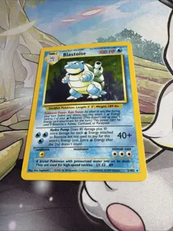 1999 Holo Rare Blastoise 2/102 Base Set Pokemon Card WOTC TCG Original Set - - Image 5