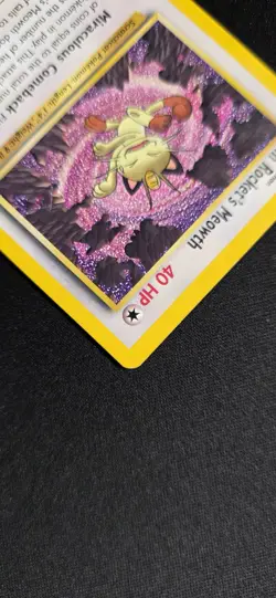 Team Rocket’s Meowth 18 Black Star Promo Pokemon Card LP+ - Image 4
