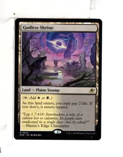 MTG SkeenAB Godless Shrine from EOE. NM. - Image 1