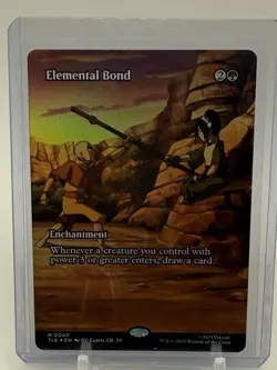 Elemental Bond (Borderless)- Avatar: the Last Airbender- (Foil)(NM) - Image 1