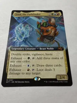 Loot, the Pathfinder (borderless / Extended Art) Aetherdrift Regular - Image 1