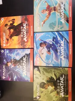(5) MTG Avatar: Last Airbender PRERELEASE Box LOT Magic the Gathering - Image 1