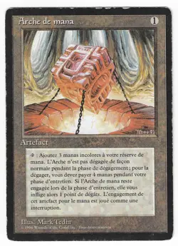 ►Magic-Style◄ MTG - Mana Vault - French Revised FBB - Played - Image 1