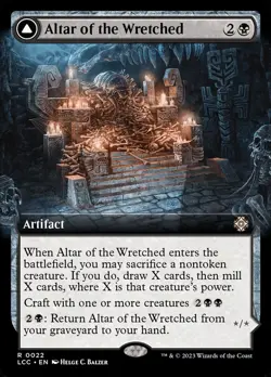 Altar of the Wretched - The Lost Caverns Of Ixalan Extended Art Regular MTG-NM - Image 1