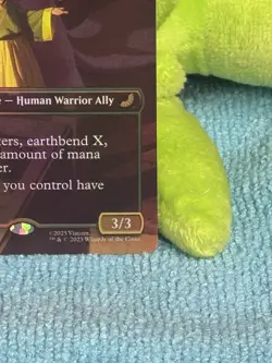 MTG Avatar Toph, Greatest Earthbender TLE 0070 Borderless Foil Mythic NM - Image 5