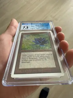 Black Lotus 1993 Unlimited Rare Magic: The Gathering CGC 7.5 Near Mint - Image 4