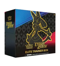 Pokemon TCG ETB Crown Zenith Elite Trainer Box - Factory SEALED - Image 1