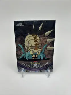 2000 Topps Chrome Pokemon TV Animation Edition Series 2 Omastar #139 - Image 1