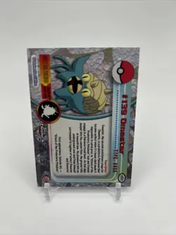 2000 Topps Chrome Pokemon TV Animation Edition Series 2 Omastar #139 - Image 2