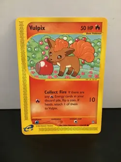 Vulpix 116/147 Pokemon Aquapolis Common - Image 1