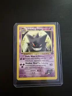 Sabrina's Gengar 29/132 Gym Challenge Unlimited Pokemon TCG Non-Holo Rare NM - Image 3