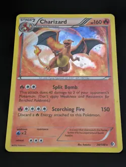 TCG Pokemon Charizard 20/149 Cosmos Holo Boundaries Crossed 2012: LP Ungraded - Image 3