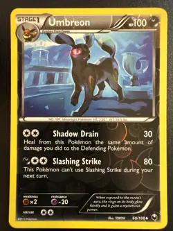 Nachtara 60/108 Reverse Holo Pokemon Dark Explorers DEX 2012 NM Vintage English - Image 1