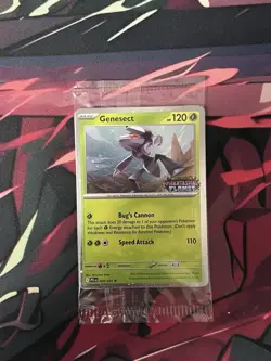 Pokemon Genesect 008 Mega Evolution Phantasmal Flames Best Buy Promo STAMPED - Image 1