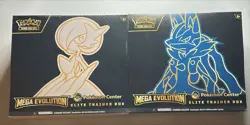 Pokemon TCG Mega Evolution Lucario & Gardevoir Pokemon Center PKC ETB Set - Image 1