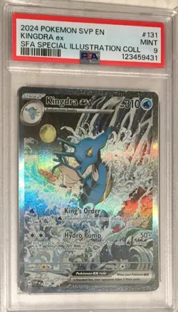 Pokemon Scarlet & Violet Black Star Promo SVP PSA 9 Kingdra ex SIR SVP131 131 - Image 1