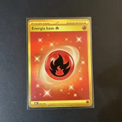 🇮🇹pokemon ENERGIA BASE FUOCO 230/197 • Rara Segreta Oro • Ossidiana Infuocata - Image 1